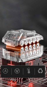 <span class=keywords><strong>Tondeuse</strong></span> à gazon <span class=keywords><strong>électrique</strong></span> sans fil à batterie lithium portable 1800 W 2 kg <span class=keywords><strong>pour</strong></span> usage domestique et jardinage - Product Image 6