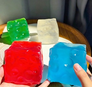 Jouets anti-stress souples en PU de haute qualité, colorés et transparents, en forme de fromage ou de vaseline, pour la vente en gros et les cadeaux - Product Image 5