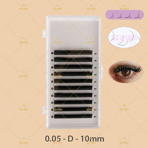 Extension <span class=keywords><strong>Cils</strong></span> Lash Trays Extensions <span class=keywords><strong>Cils</strong></span> en soie naturelle 0.15mm d'épaisseur Matériaux coréens doux Modèle facile CC/BC/CD - Product Image 4