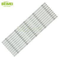 Bande de rétroéclairage LED JL.D55051330-003ES-M Barre de rétroéclairage pour Hisense LED55N3000U LED55E5U 5led 3V 10 pièces/ensemble pour remplacement de téléviseur