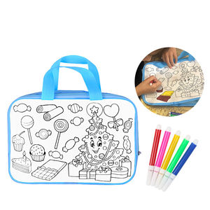 Hot Sale Lernspiel zeug Tier Cartoon Style Custom Drawing Bag - Product Image 1