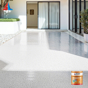 Thiết kế mới terrazzino thân thiện với môi <span class=keywords><strong>Epoxy</strong></span> sàn Sơn Tự san lấp mặt bằng màu cát cao su lớp phủ thiết bị sơn tùy chỉnh màu sắc - Product Image 2