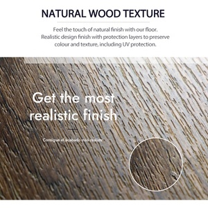 แผ่นไวนิลหรูหราพื้นกระเบื้องพื้น <span class=keywords><strong>SPC</strong></span> ลายไม้ธรรมชาติพื้นพลาสติกพีวีซีทนการสึกหรอพื้นไม้กระดานไวนิล - Product Image 3