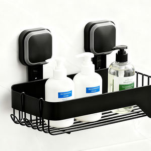 Panier de Douche à Ventouse Robuste Anti-Rouille Sans Perçage, <span class=keywords><strong>Lot</strong></span> de 2 Étagères de Douche à Ventouse avec Crochets - Product Image 6