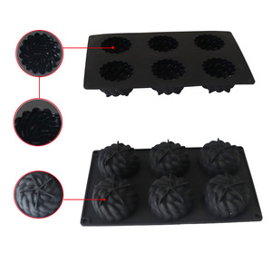 Moldes de Silicona para Pastel de Mousse de 6 Celdas, Diseño Santa Ana, Moldes para Pastel de Grado Alimenticio, Herramientas para Hornear Postres, Utensilios de Cocina - Product Image 2