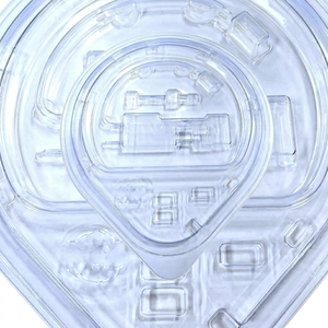 Medical Grade Recycled Materials Transparent PETG Disposable Blister Packaging <b>Trays</b> for Syringes - Product Image 1