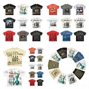 T-shirt BQ Heavyweight 100% cotone, vestibilità ampia e trendy, con stampa grafica e strass, modello basic da uomo. - Product Image 1