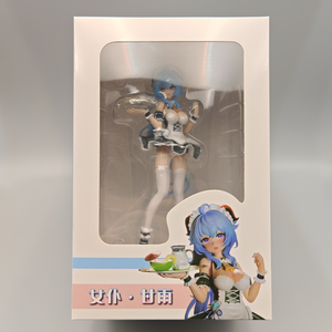 <span class=keywords><strong>Ganyu</strong></span>, jeune fille guidant la lune : figurine en boîte, pose debout, avec plateau, sculpture haute définition, édition limitée, pour décoration de bureau - Product Image 2