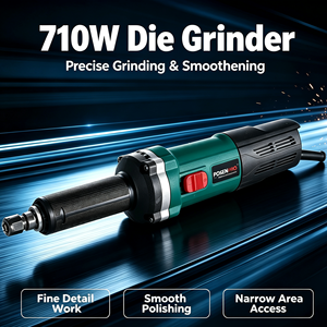 <span class=keywords><strong>Amoladora</strong></span> <span class=keywords><strong>Recta</strong></span> Eléctrica POSENPRO Industrial y para Bricolaje de 710W y 25mm para Lijar, Cortar y Pulir con 1 Año de Garantía - Product Image 4