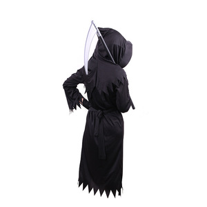 Costume d'Halloween pour enfants Horreur Dieu de la mort Diable Fantôme bar Scène Performance Maquillage Costume de danse Tenue de fête - Product Image 1