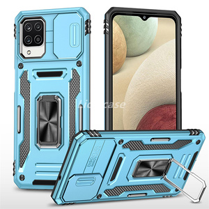 Lichicase – coque de téléphone antichoc avec anneau de support pour appareil photo, protection multi-angle pour Samsung <span class=keywords><strong>Galaxy</strong></span> A12 - Product Image 4