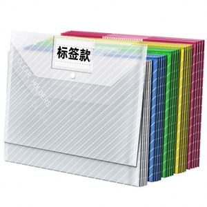 A4 Transparent PP <b>File</b> Bag Wholesale Plastic Exam Paper Data <b>Storage</b> Can Be Printed Logo Office Stationery Supplies - Product Image 1