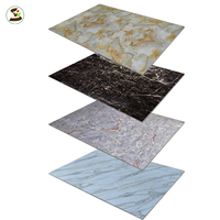 Tablero de PVC estampado en caliente impermeable ecológico, láminas de plástico UV impresas, gabinetes de pared de dormitorio de cocina, servicio de Corte incluido