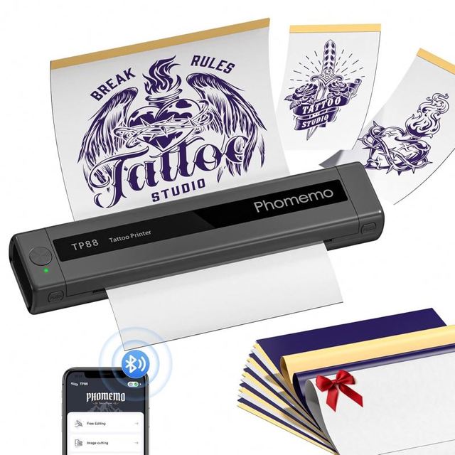 TP88 Tattoo Stencil Transfer Printer Wireless A4 Tattoo Copier Printer