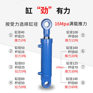 Cylindre hydraulique à tige de piston non standard personnalisé de 12 tonnes pour la levée et les machines d'ingénierie télescopiques - Product Image 5