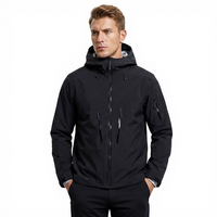 Veste d'hiver à capuche pour homme Kippo, veste coupe-vent légère, grande taille, séchage rapide, manteaux pour homme grande taille