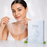 Masque facial hydratant végétalien blanchissant et rafraîchissant en hydrogel anti-âge pour la beauté et la récupération, vente chaude, OEM ODM
