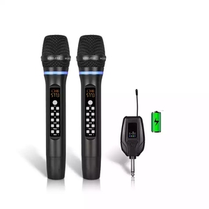 Professional Portable <b>Wireless</b> <b>Microphone</b> Set 50-Channel Karaoke Echo Sound Card with BT Function Noise Cancelling for Phone Use - Product Image 1