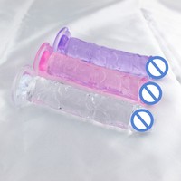 Dildo de Gelatina Suave y Realista, Dildo Pequeño para Punto G, Juguetes Sexuales para Principiantes, Placer Sexual Anal para Mujeres