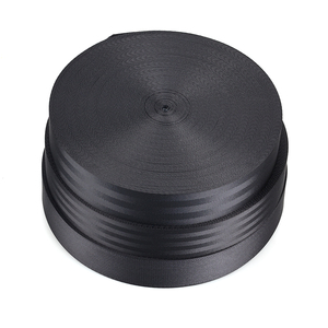 Cinturón de seguridad de poliéster 100% negro resistente duradero de alta tenacidad de 2 pulgadas con alta calidad - Product Image 4