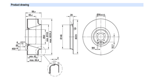 พัดลมแบบแรงเหวี่ยง EBM-PAPST รุ่น R1G225-AF07-52 EC ขนาด 225 มม. สำหรับระบายอากาศและระบายความร้อนอุปกรณ์ขนาดกะทัดรัด - Product Image 2
