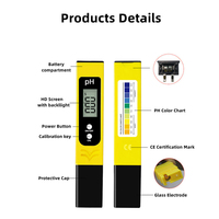 Testeur de qualité de l'eau numérique portable PH-P4, écran LCD, haute précision, OEM/ODM, aquarium, piscine, eau potable
