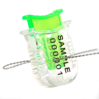 Serrure jetable de joint de plomb de mètre électrique de joint de mètre de sécurité avec le fil d'acier inoxydable
