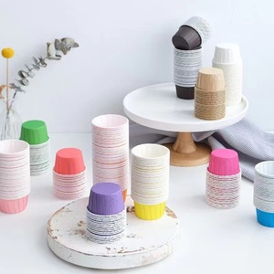 แม่พิมพ์เค้กมัฟฟินแบบใช้แล้วทิ้งเกรด<span class=keywords><strong>อาหาร</strong></span>ใช้อบเค้กแบบฟิล์มม้วนติดผนังแบบแผ่นเดียวขายส่งพร้อมพิมพ์ปั๊ม - Product Image 6