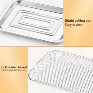 Friteuse à air de grande capacité de 15 litres avec doublures en silicone et écran LCD électrique sans huile pour une cuisine domestique plus saine - Product Image 3