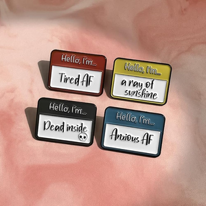 Broche Esmaltado Personalizado Moderno con Diseño <span class=keywords><strong>de</strong></span> Casete <span class=keywords><strong>de</strong></span> <span class=keywords><strong>los</strong></span> <span class=keywords><strong>90</strong></span>, Rosa, Amarillo, Verde Azulado, para Sombrero y Bolso, Regalo Coleccionable, OEM, ODM, Venta al por Mayor, Logotipo Personalizado - Product Image 5
