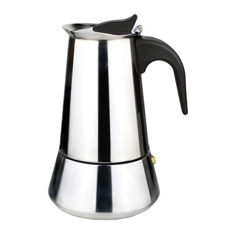 Hyri Hot Custom Espresso Machine Rvs Espresso Potten Fornuis Top 6 Cup Italiaanse Koffiezetapparaat Percolator Moka Pot