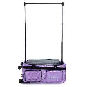 Free sample Two-in-One Hanging Garment Duffel <b>Bag</b> with Custom Logo Dance <b>Bags</b> and Garment Rack for Dance <b>Trolley</b> Costumes - Product Image 2