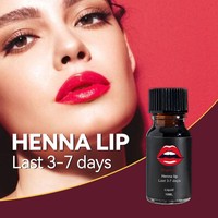 Teinture à lèvres semi-permanente mate longue durée, rouge orange rose rouge foncé, végane, à base de plantes, saine, halal, tendance TikTok, Academy 10ml