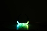 Vente en gros de feux de jour à LED Angel Eyes 5D Crystal DRL I8-D20, anneaux halo, commande par application Bluetooth