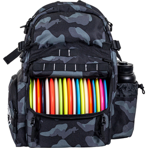 Mochila de Disc Golf para Principiantes/Hobbyistas con Dos Soportes Laterales y Correas Molle, Capacidad para 24-26 Discos, Muestra Gratuita - Product Image 1