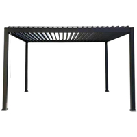 Techo de Pérgola Motorizado con Persianas, Kits de Techo Eléctrico, Sombras para Patio, Pérgolas en Venta
