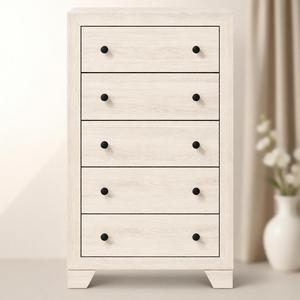 Cómoda Moderna Blanca con Cajones TSCA CARB P2, Mueble de Dormitorio en Oferta, Organizador de Armario - Product Image 3
