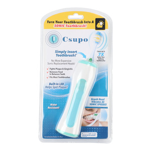 Brosse à dents électrique sonique, alimentée par batterie, étanche, à poils souples, soins bucco-dentaires pour adultes - Product Image 4