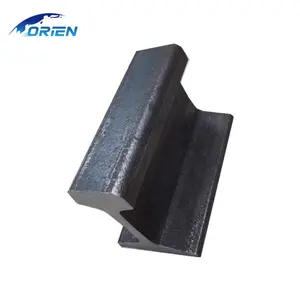 Stahlschienen schwarz kohlenstoffmühle Oberfläche Stahlschiene Eisenprofil Verarbeitung Schwerschleppe Eisenbahn Stahlschienen