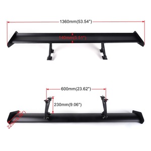 <strong>The</strong> Cross-border Car Modification Aluminum Alloy Perforated Rear Wing Three-box Is Suitable for Mitsubishi, Toyota, Honda, and - Product Image 2