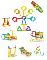 Jeu de briques intelligentes d'assemblage créatif et écologique du fabricant Blocs de construction éducatifs Puzzle Jouets Modèle de jeu