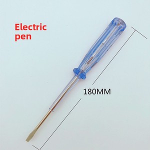 Elektrischer Prüfstift mit Flachkopf-Schraubendreher für Haushalt und Experimente, Kontaktprüfstift für Elektriker bei Niederspannung - Product Image 2
