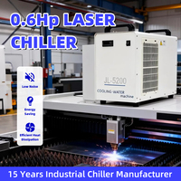 Refroidisseur d'air industriel haute puissance 0,6 CV pour équipement laser et broches JL5200 Pompe Blue Penguin