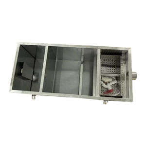 Prix usine VICTORY Équipement de protection de l'environnement en acier inoxydable Piège à graisse et séparateur huile-eau pour restaurant d'hôtel - Product Image 1