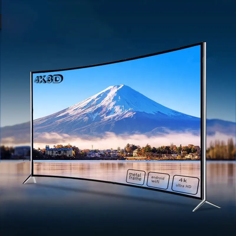 85 inç sıcak satış yeni ürün kavisli ekran led tv televizyon 4k akıllı televizyon