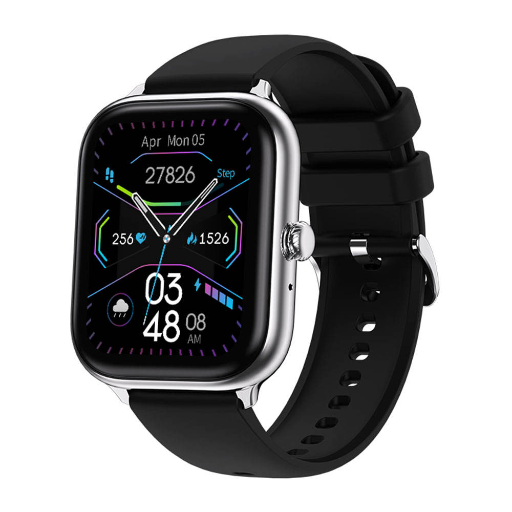 นาฬิกาอัจฉริยะ T11C สำหรับการเชื่อมต่อด้วยบลูทูธแบบใช้ครั้งเดียวสีเงิน