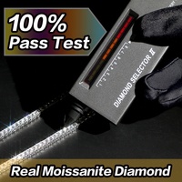 Iced Out D Color VVS 925 Sterling Silver 2MM 3MM 4MM 5MM 6.5MM Moissanite Diamond Necklace Tennis Chain for Men Women