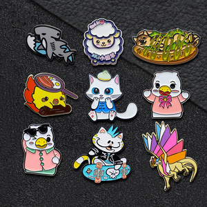 Tùy chỉnh-thực hiện hợp kim kẽm phù hiệu kim loại dễ thương phim hoạt hình Huy chương trang trí hạt 3D thiết kế mạ cứng men kỹ thuật Quà Tặng tự làm - Product Image 5