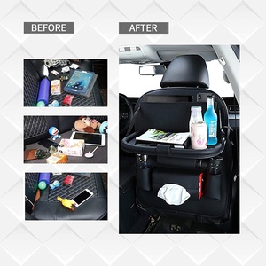 QCI003 <strong>Car</strong> Seat Protector with Foldable <strong>Car</strong> Dining <strong>Table</strong> and Tablet Holder <strong>Table</strong> Tray - Product Image 6