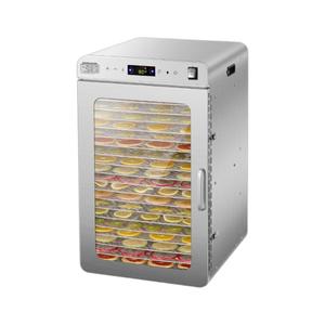 Desodorante de esquina redonda Secador de frutas de acero inoxidable y máquina secadora de alimentos de carne seca vegetal deshidratador comercial - Product Image 1